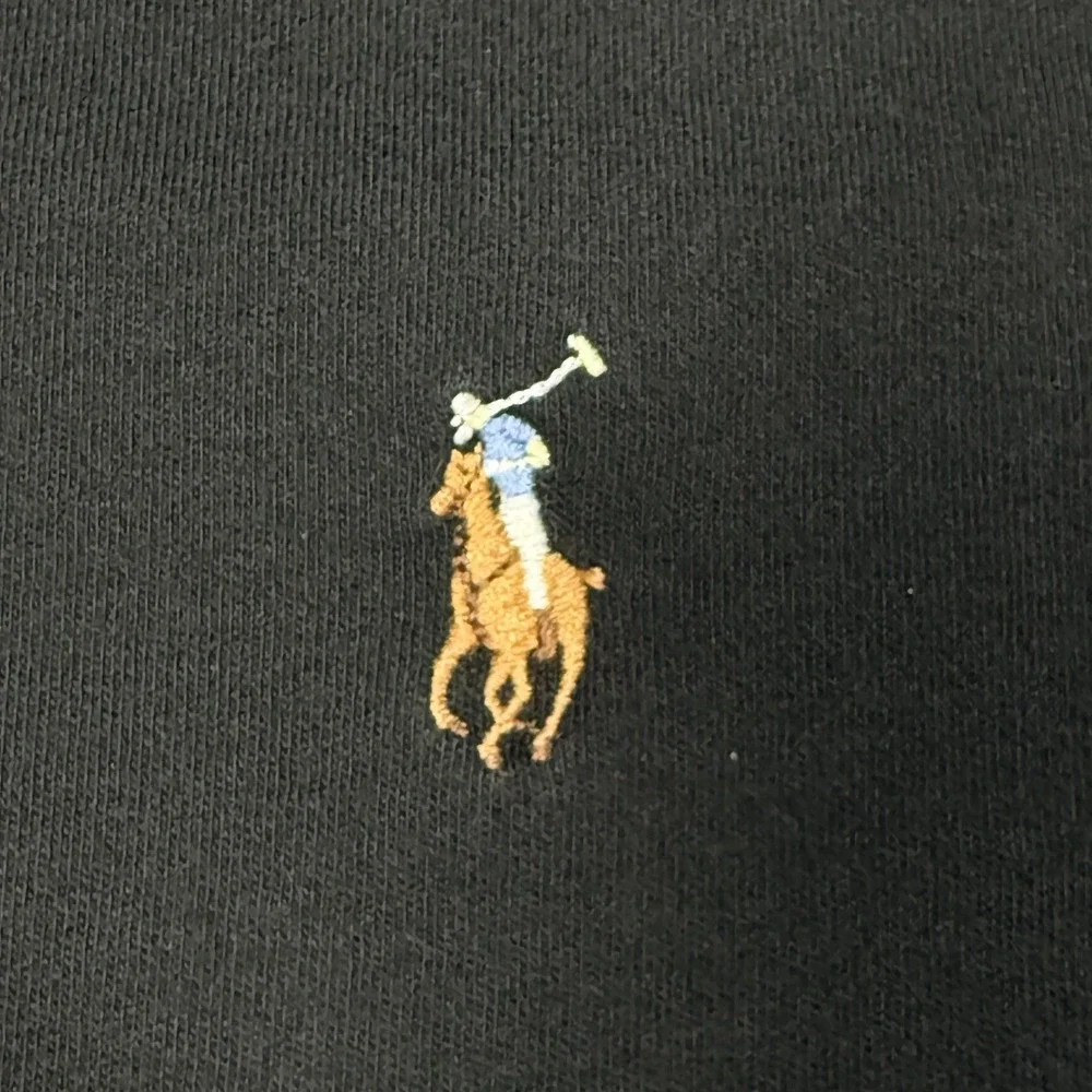 Polo Ralph Lauren Polo Shirt Mens XL Black Short‎ Sleeve Classic Pony 12635